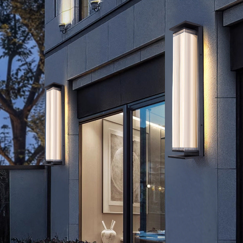 Waterproof Stainless Steel Acrylic LED Wall Sconce Lamp