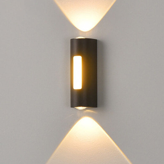 Cylindrical Design LED Outdoor Decorative Wall Sconce Lamp
