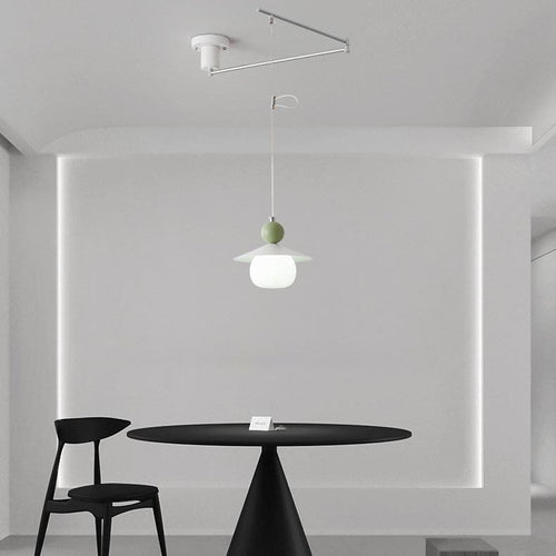 Aluminum Glass Rocker Round Ball 1-Light Wall Sconce Lamp