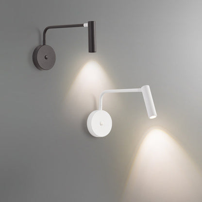 Cylindrical Rotatable Iron Aluminum LED Wall Sconce Lamp
