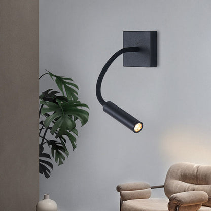Adjustable Cylindrical Aluminum Shade LED Wall Sconce Lamp