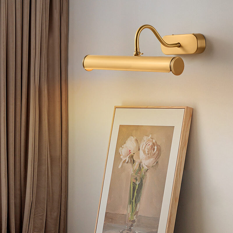 Cylindrical 2 Light Vanity Light Wall Sconce Lamp
