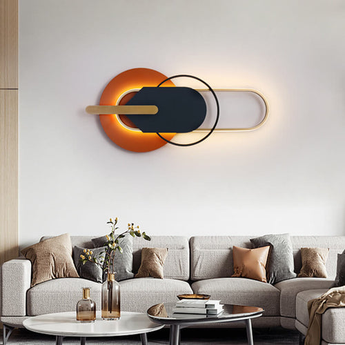 Scandinavian Circle Ring Geometric LED Wall Sconce Lamp