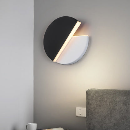 Rotatable Round Iron Acrylic LED Wall Sconce Lamp