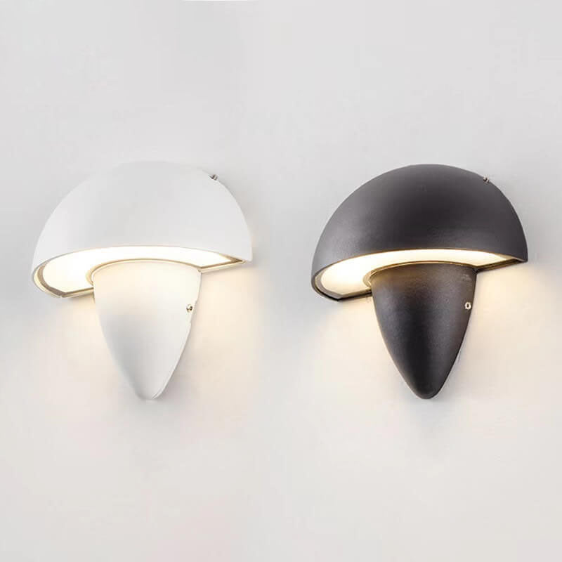 Waterproof Aluminum Mushroom LED Outdoor Wall Sconce Lamp