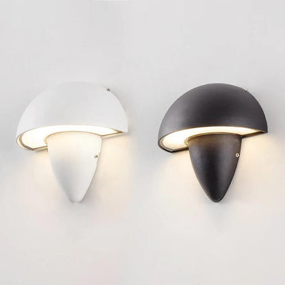 Waterproof Aluminum Mushroom LED Outdoor Wall Sconce Lamp