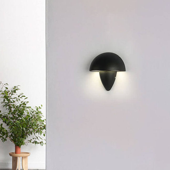 Waterproof Aluminum Mushroom LED Outdoor Wall Sconce Lamp