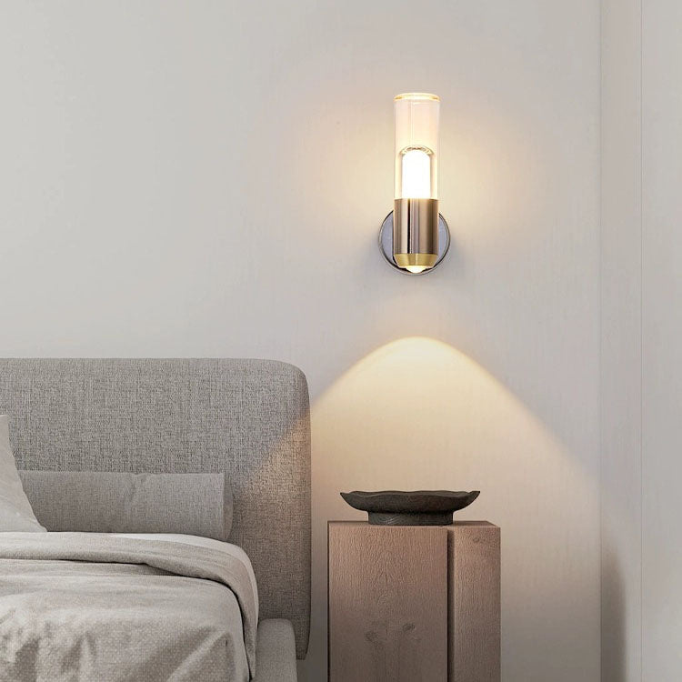 Nordic Aluminum Iron Cylinder LED Wall Sconce Lamp