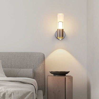 Nordic Aluminum Iron Cylinder LED Wall Sconce Lamp