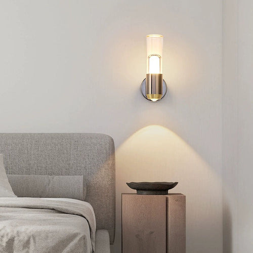 Nordic Aluminum Iron Cylinder LED Wall Sconce Lamp