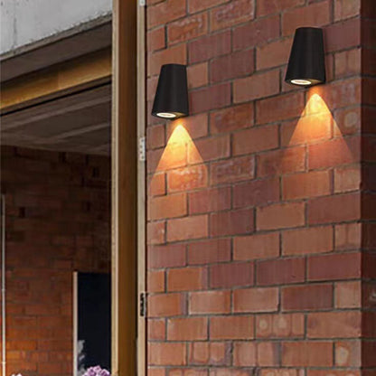 Waterproof Aluminum Horn LED Outdoor Wall Sconce Lamp