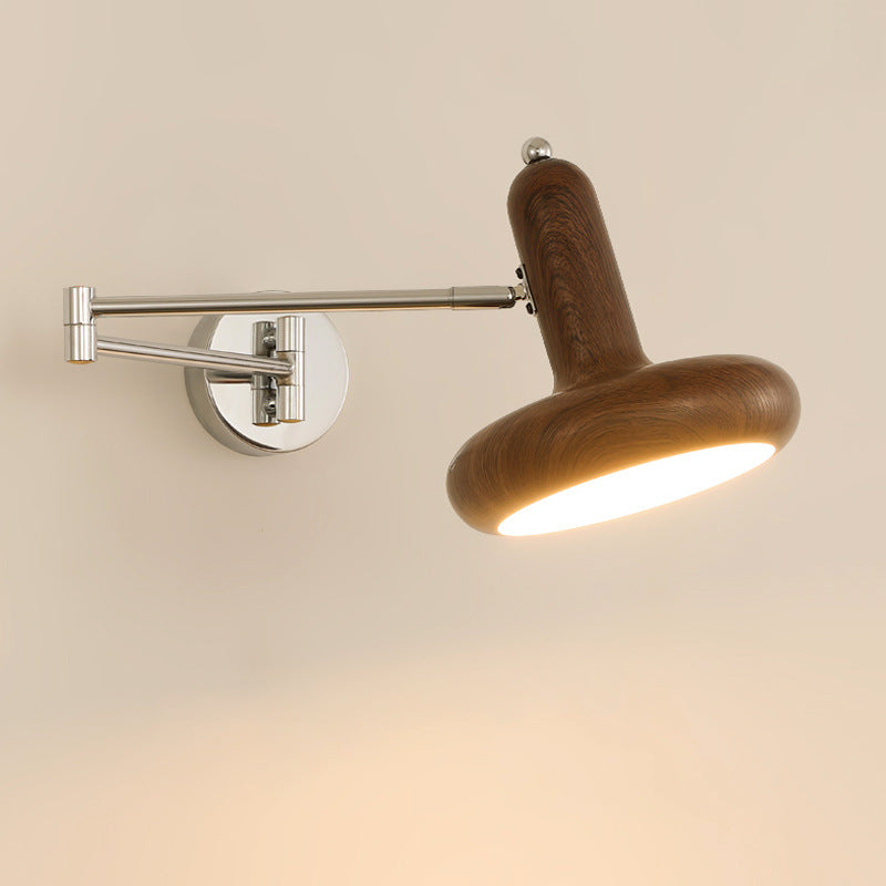 Scandinavian Adjustable Arm 1-Light Wall Sconce Lamp