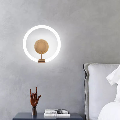 Simplicity Circle Acrylic Shade LED Wall Sconce Lamp