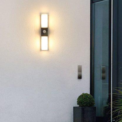 Rectangular Outdoor Waterproof LED Wall Sconce Lamp