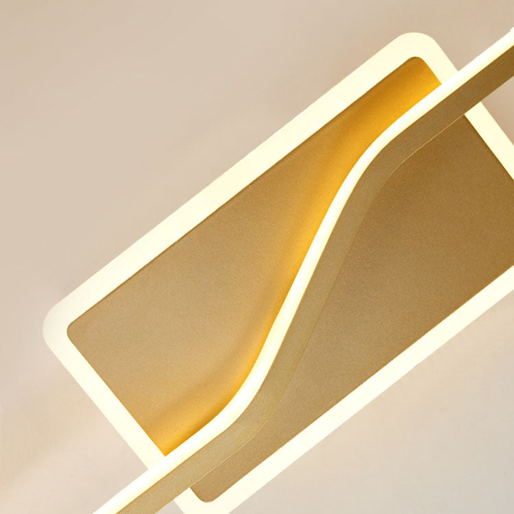 Bar Aluminum Silicone Acrylic LED Wall Sconce Lamp
