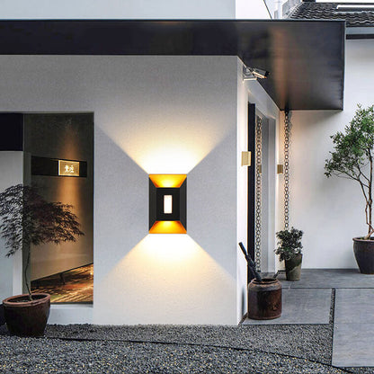 Aluminum Lens Outdoor Waterproof Patio LED Wall Sconce Lamp