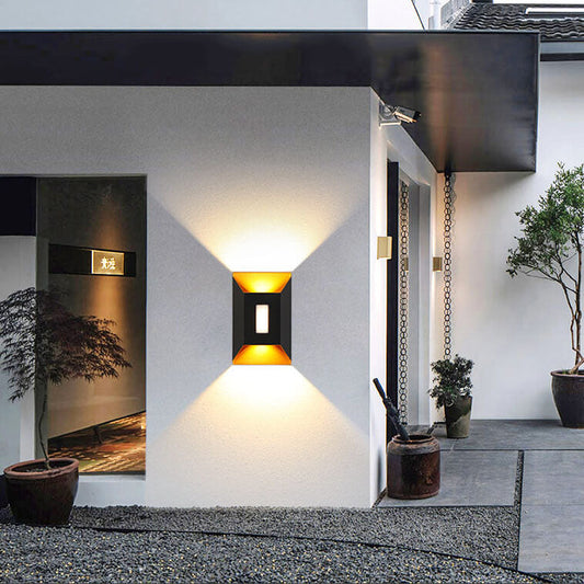 Aluminum Lens Outdoor Waterproof Patio LED Wall Sconce Lamp
