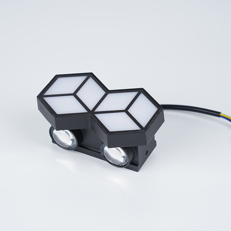Waterproof Aluminum Acrylic Lozenge LED Wall Sconce Lamp