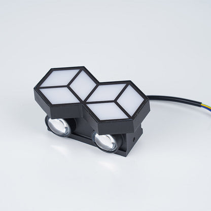 Waterproof Aluminum Acrylic Lozenge LED Wall Sconce Lamp