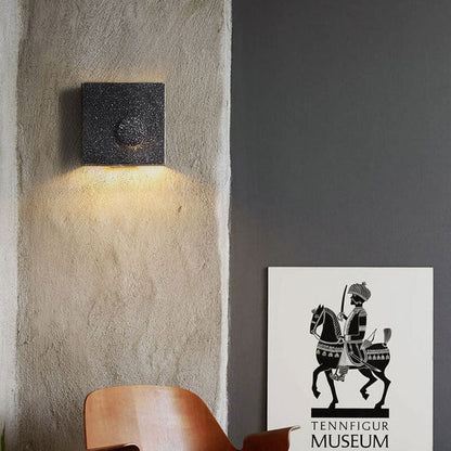 Scandinavian Cement Square 1-Light Wall Sconce Lamp