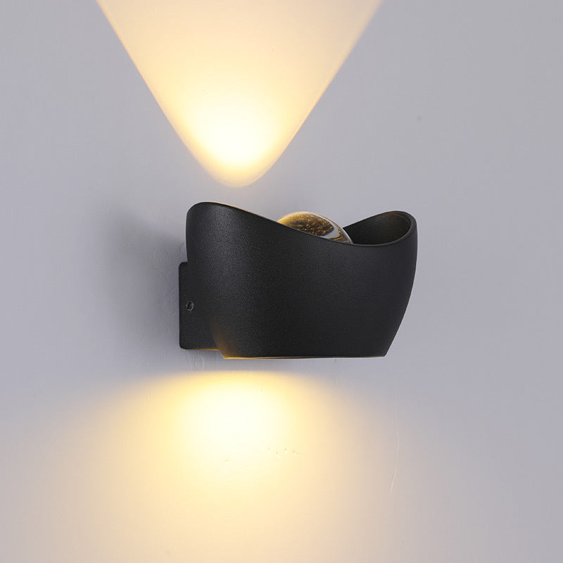 Simplicity Aluminum Ingot Shape LED Wall Sconce Lamp