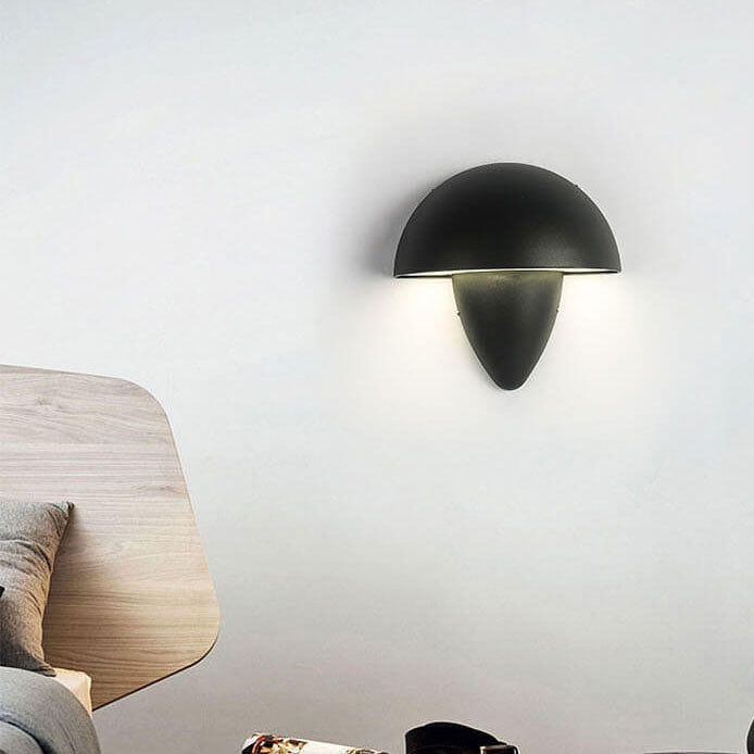 Waterproof Aluminum Mushroom LED Outdoor Wall Sconce Lamp