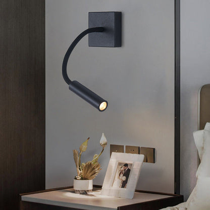 Adjustable Cylindrical Aluminum Shade LED Wall Sconce Lamp