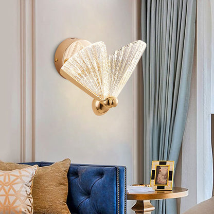 Creative Zinc Alloy Acrylic Butterfly LED Wall Sconce Lamp