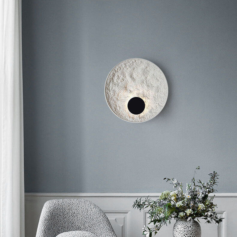 Nordic Modern Creative Circular Resin LED Wall Sconce Lamp
