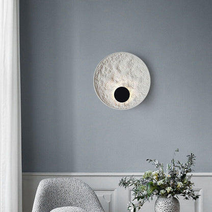 Nordic Modern Creative Circular Resin LED Wall Sconce Lamp