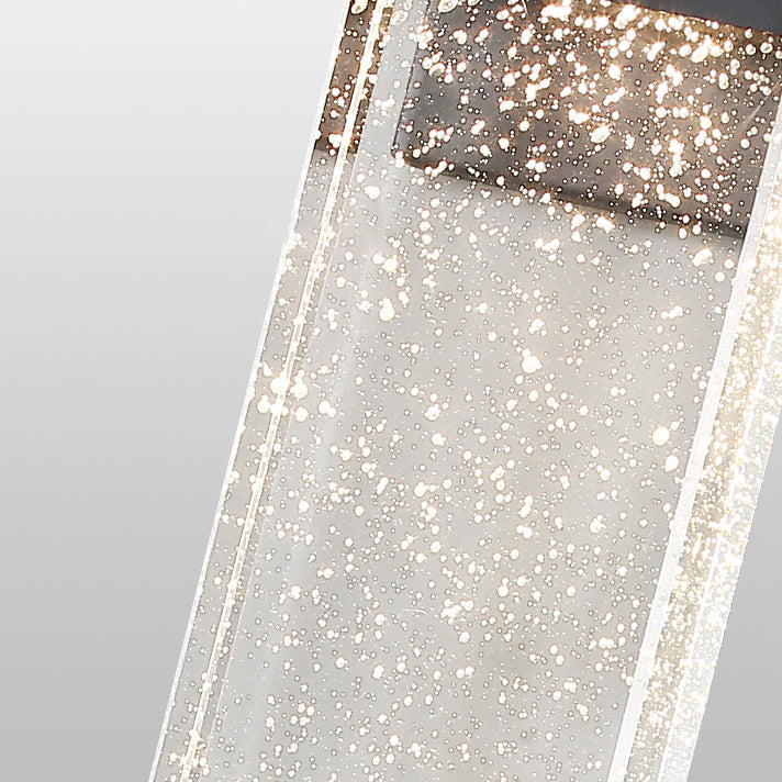 Simplicity Crystal Rectangular LED Wall Sconce Lamp