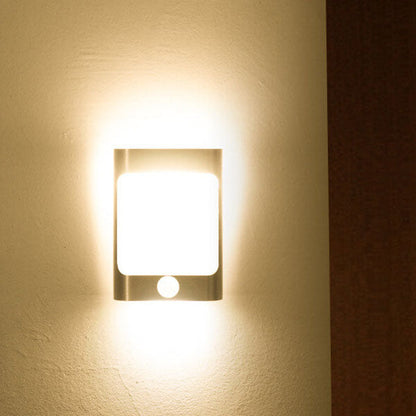 Rectangular Aluminum USB Rechargeable LED Wall Sconce Lamp