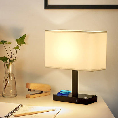 Modern Rectangular Iron Table Lamp
