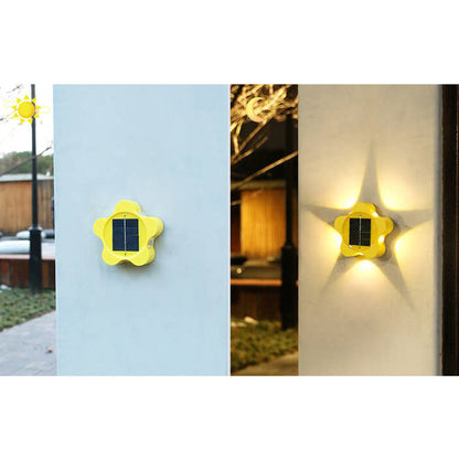 Solar Garden Waterproof LED Outdoor Light Wall Sconce Lamp