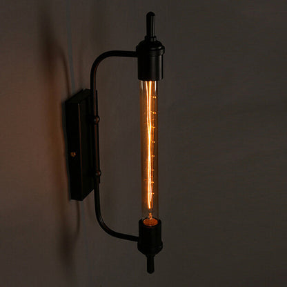Traditional Steam Tube Iron 1-Light Wall Sconce Lamp