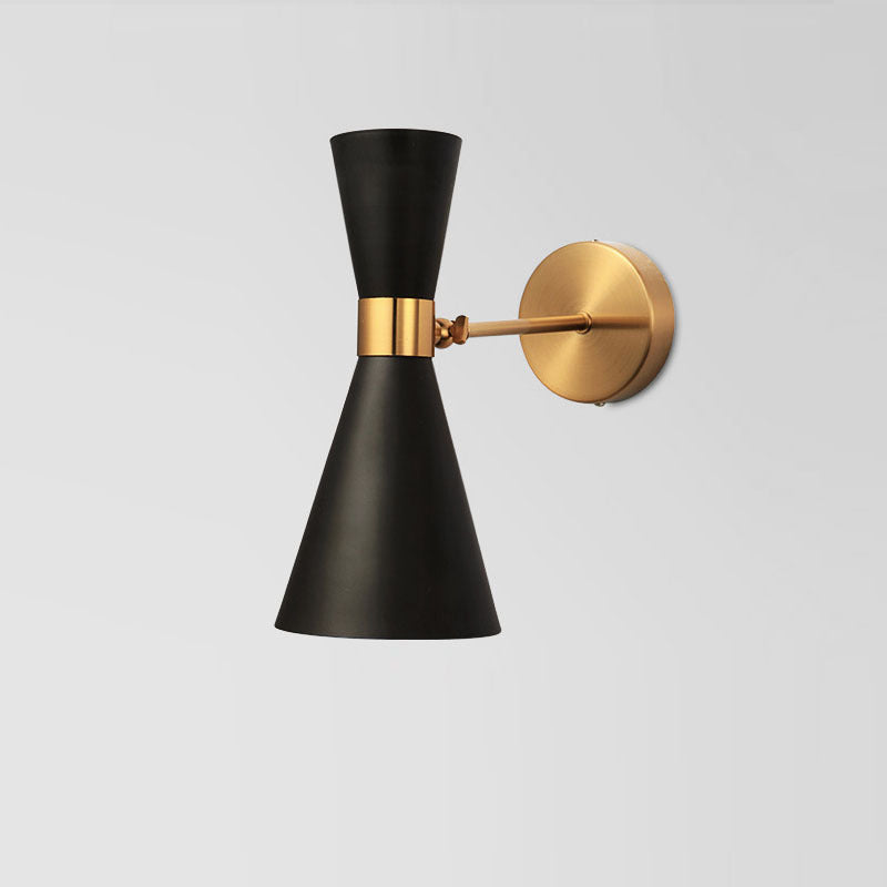 Iron Double-Ended Horn Shape 1-Light Wall Sconce Lamp