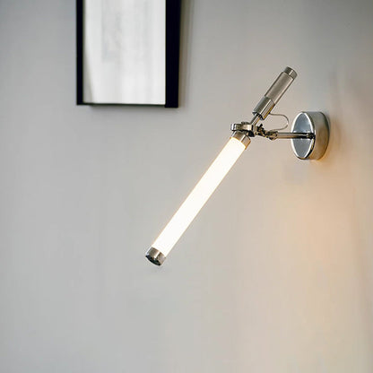 Minimalist Cylindrical Iron Glass LED Wall Sconce Lamp