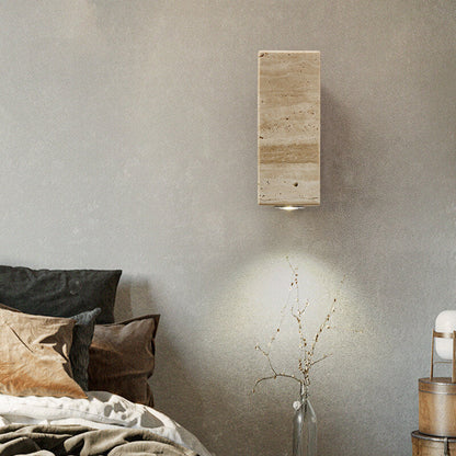 Japanese Rubber Wood 1-Light Spotlight Wall Sconce Lamp