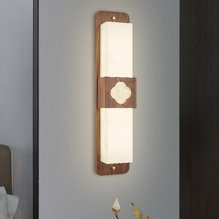 Chinese Acrylic Rectangular Cloud LED Wall Sconce Lamp
