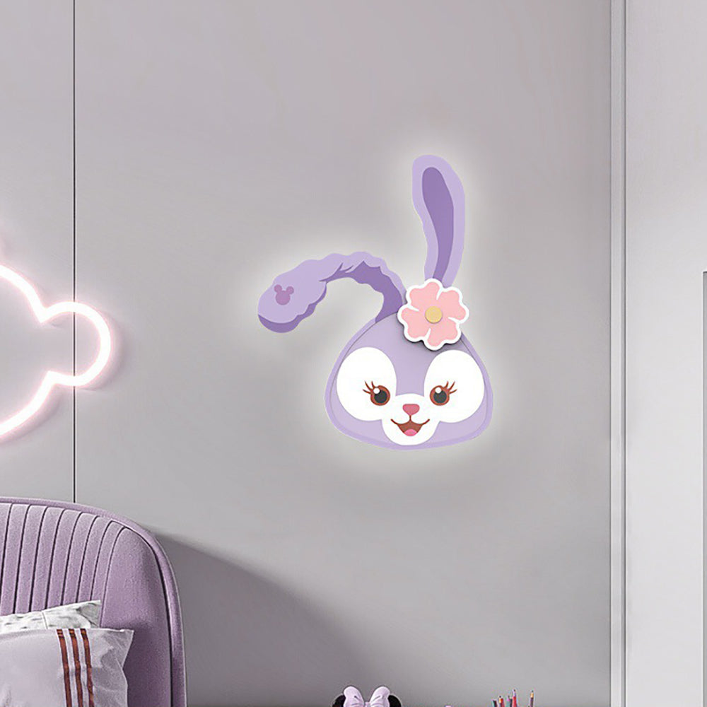 Cartoon Tiger Acrylic Design Iron LED Wall Sconce Lamp