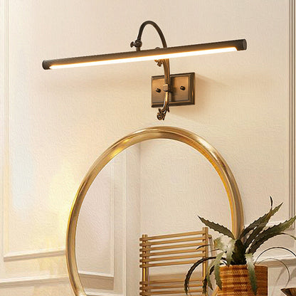 Modern Mid-Century Linear All Copper LED Wall Sconce Lamp