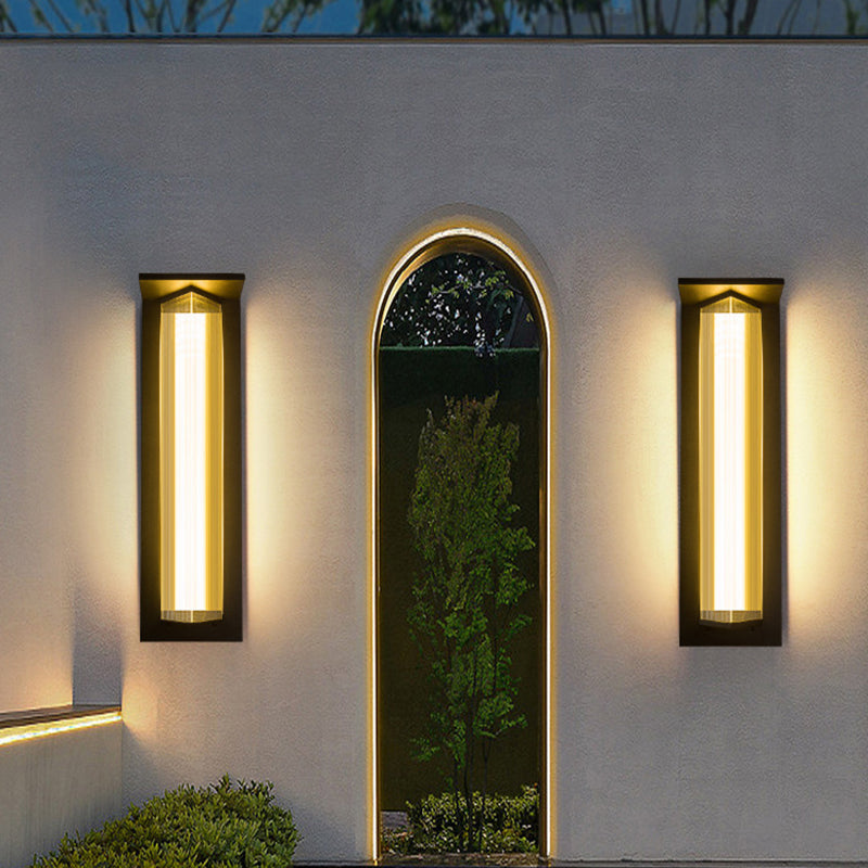 Simplicity Acrylic Shade LED Waterproof Wall Sconce Lamp
