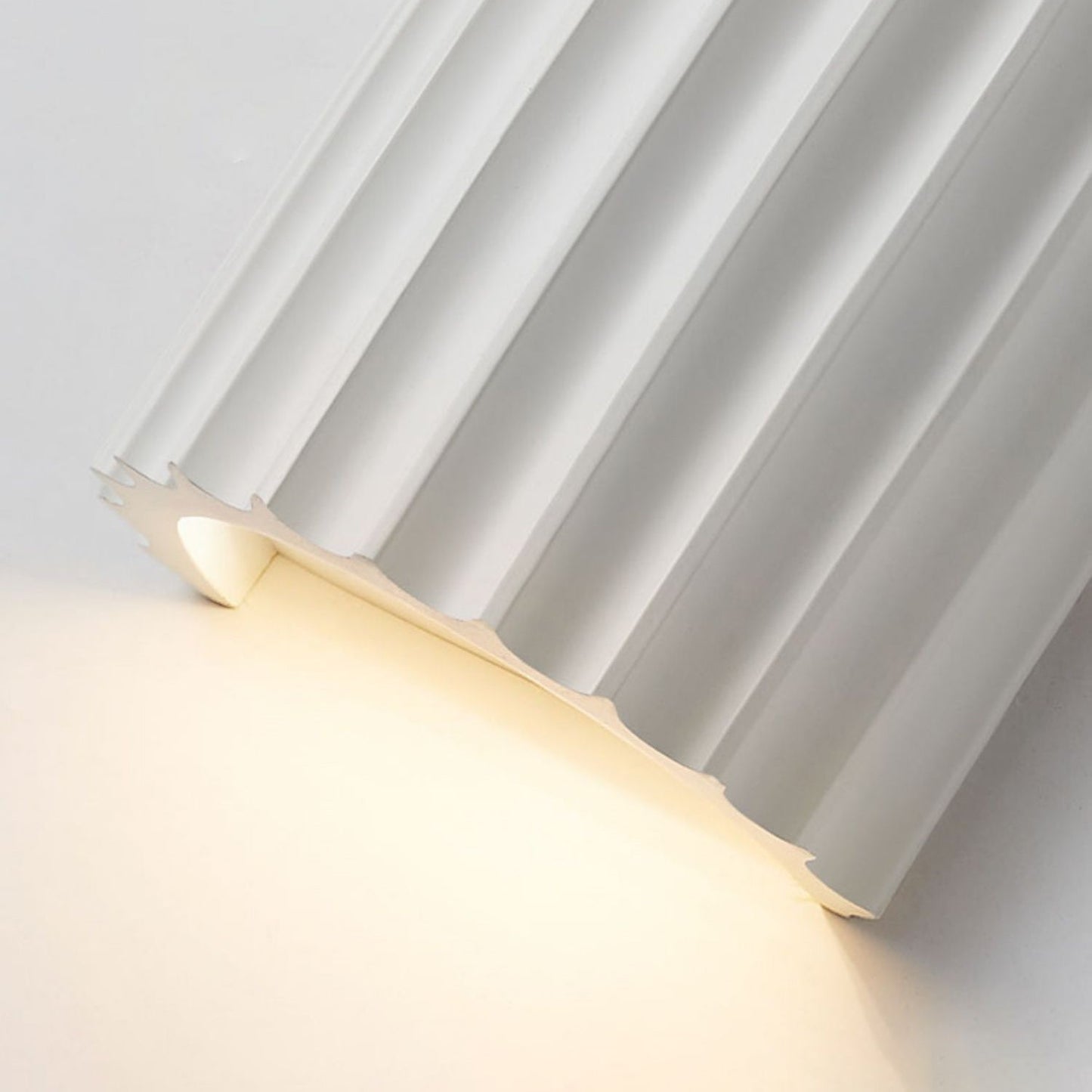 Half Vertical Stripe Resin 2-Light Wall Sconce Lamp