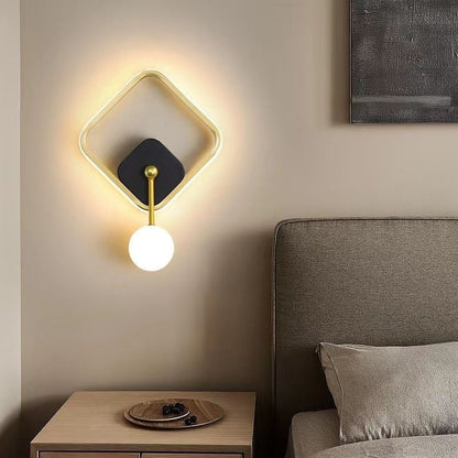 Oval Round Square Iron Aluminum LED Wall Sconce Lamp