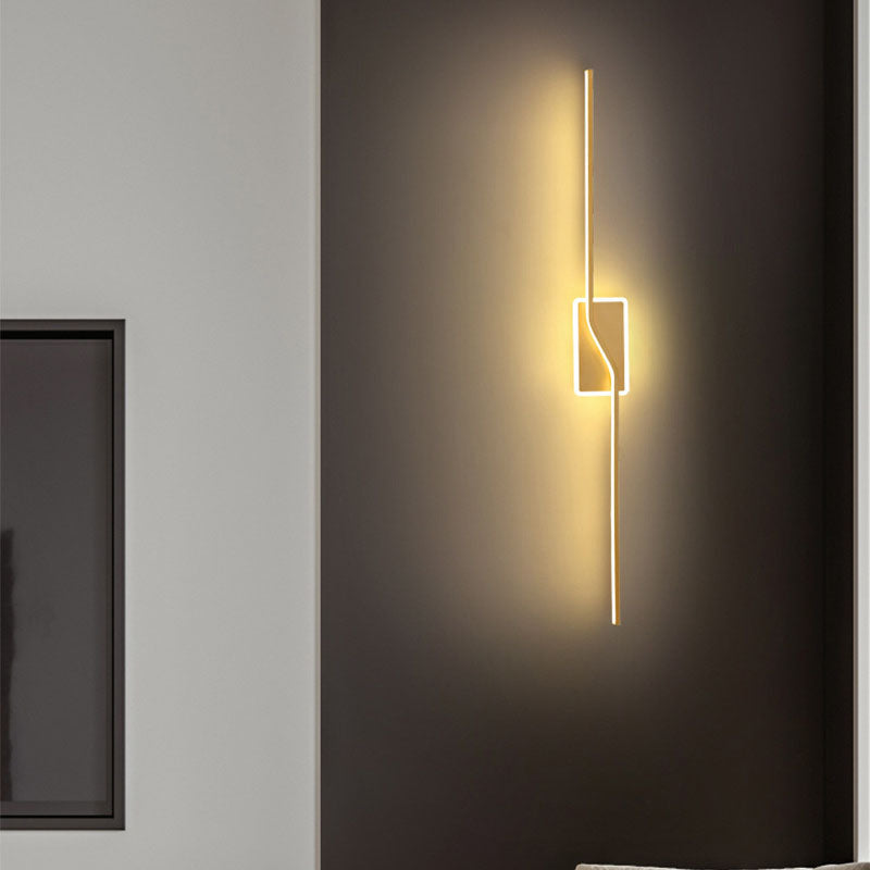 Bar Aluminum Silicone Acrylic LED Wall Sconce Lamp