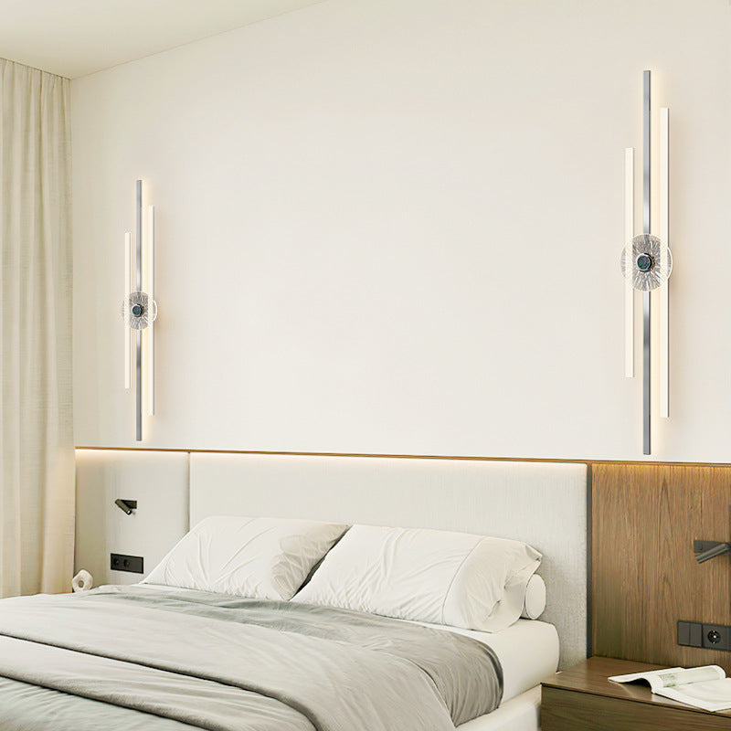 Long Strip Hardware Aluminum LED Wall Sconce Lamp