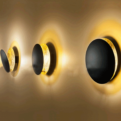 Modern Simplicity Alloy Round LED Wall Sconce Lamp