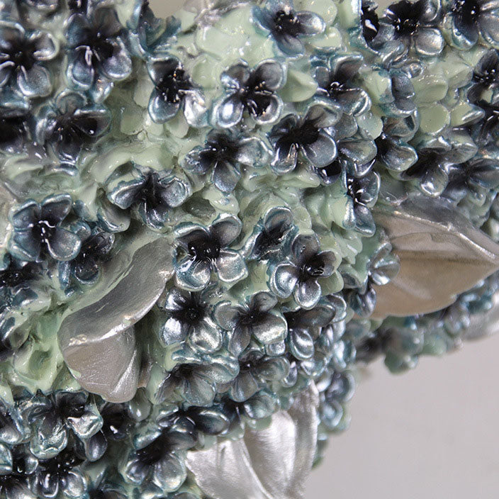 European Bouquet Shape Resin Glass 1-Light Wall Sconce Lamp