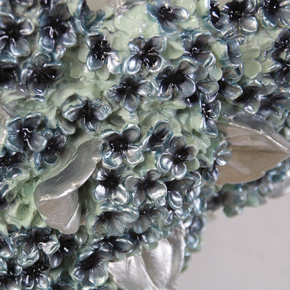 European Bouquet Shape Resin Glass 1-Light Wall Sconce Lamp