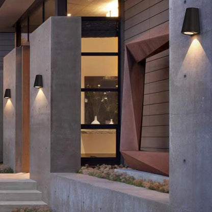 Waterproof Aluminum Horn LED Outdoor Wall Sconce Lamp